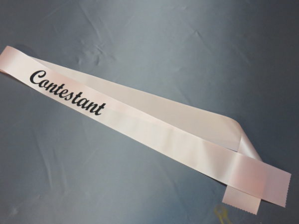 Contestant 600x450 - $14 Lettered Economy All Occasion Sash